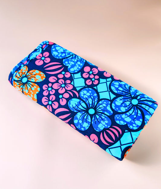 Tissu Wax “Groix” – Explosion florale et énergie océanique