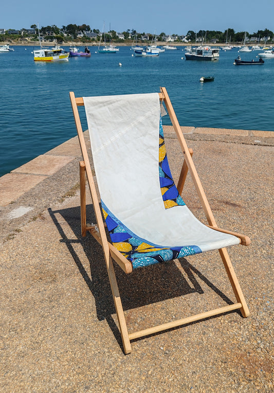 Chilienne en voile de bateau recyclée & wax